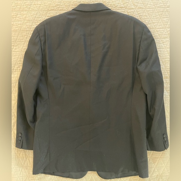 VESTIMENTA Made in Italy Vintage Peak Lapel Tuxedo Jacket in Black Size 42 R - Picture 8 of 8
